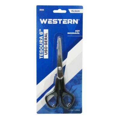 TESOURA WESTERN 15CM